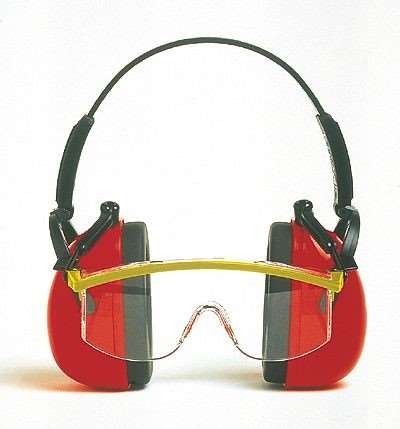 Howard Leight Optimuff OM77 Ear Muff and Eye Protection