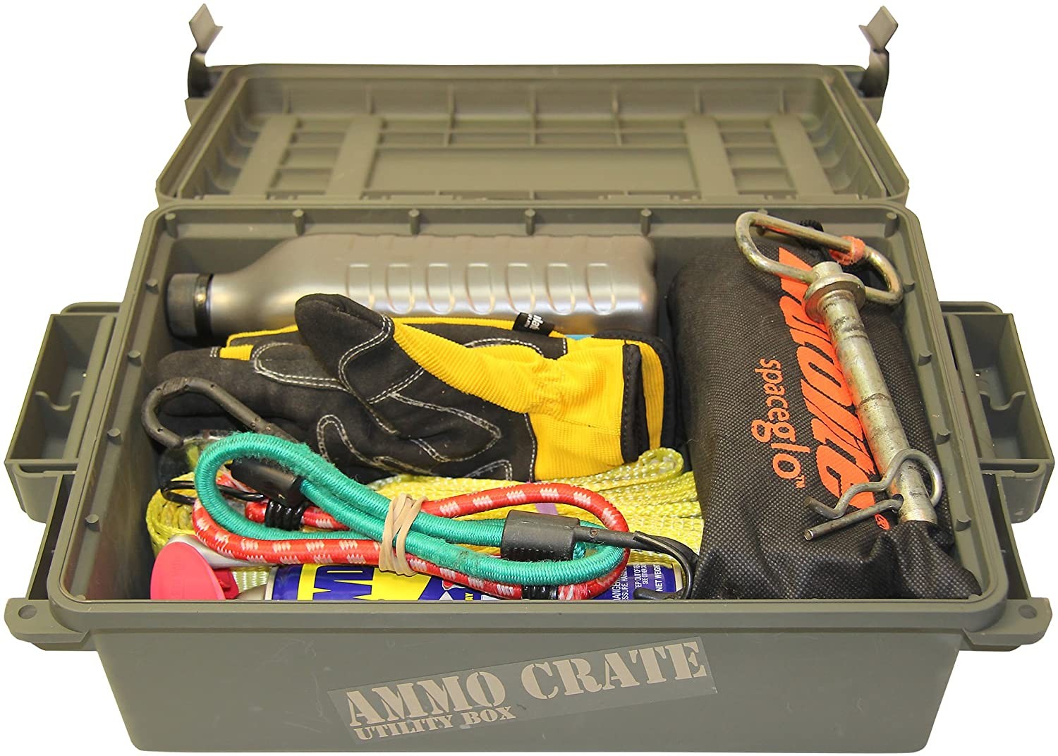 MTM ACR4-18 Ammo Crate Utility Box,Green,Medium