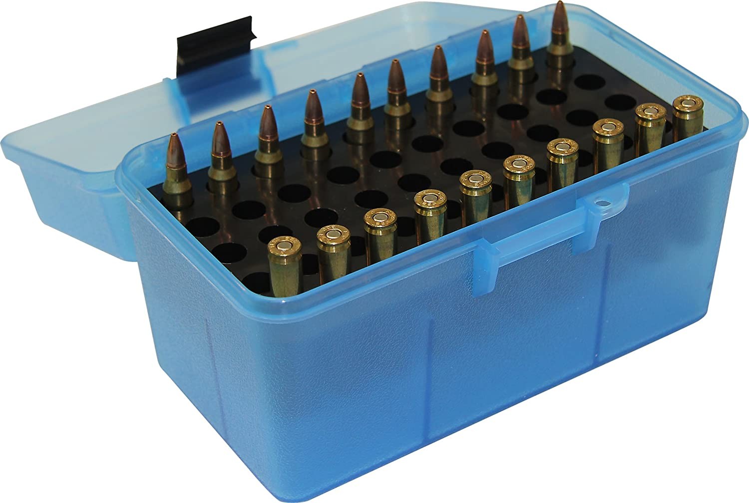 MTM H50-RS Deluxe 50-Round Rifle Ammo Case Box 223 5.56x45 204 Ruger