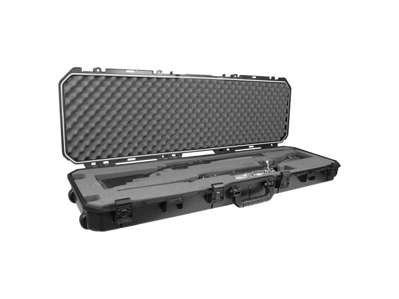 Plano PLA11852 All Weather Hard Sided Tactical Rifle Long Gun Case, Black 52 Inches
