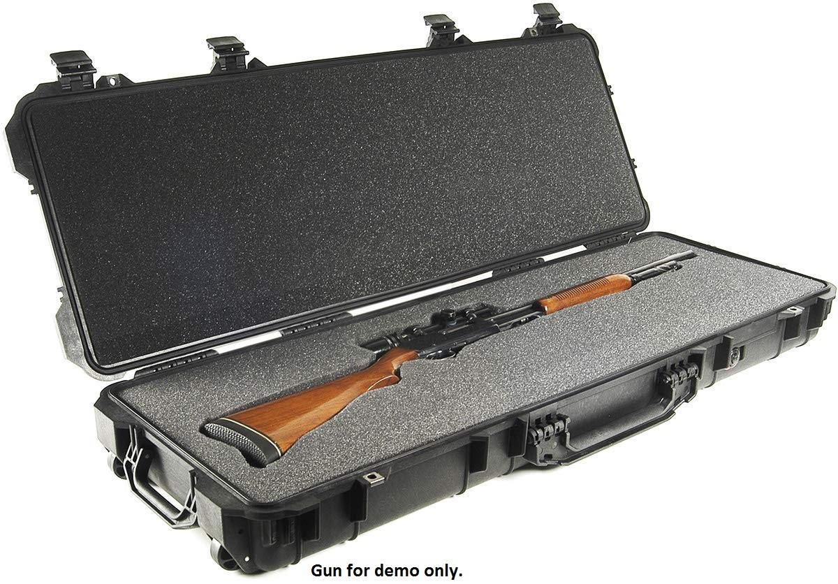 Pelican 1720000110 Rifle Case with Foam Black 42inch